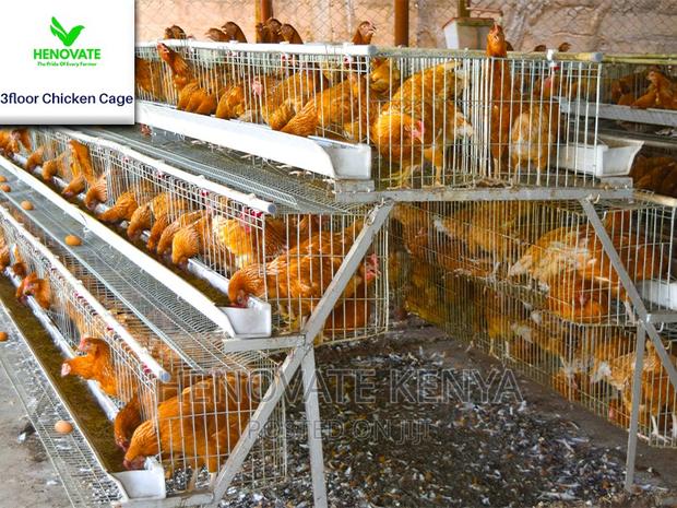 3 Tiers 96 Birds Layer Cage in Kenya - thumbnail 5