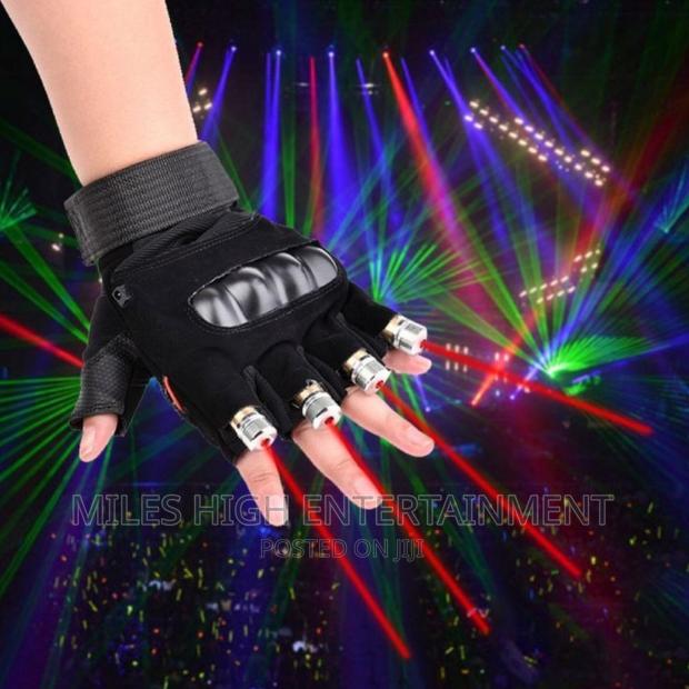 LED Gloves With Lasers - main view