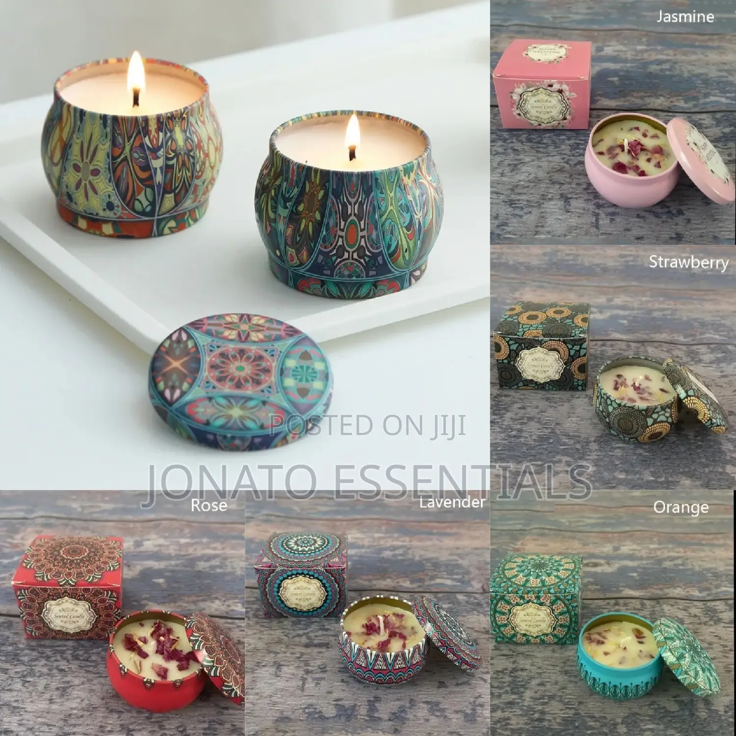 Valentines Scented Candles