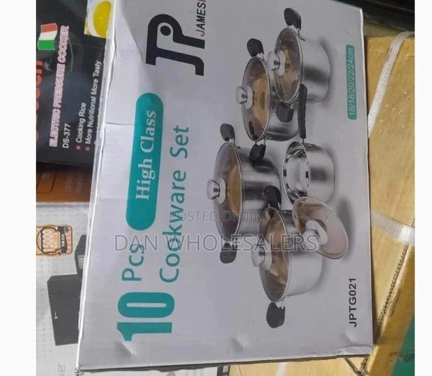 Jamespot 10PCS Cooking Pots Cookware - main view