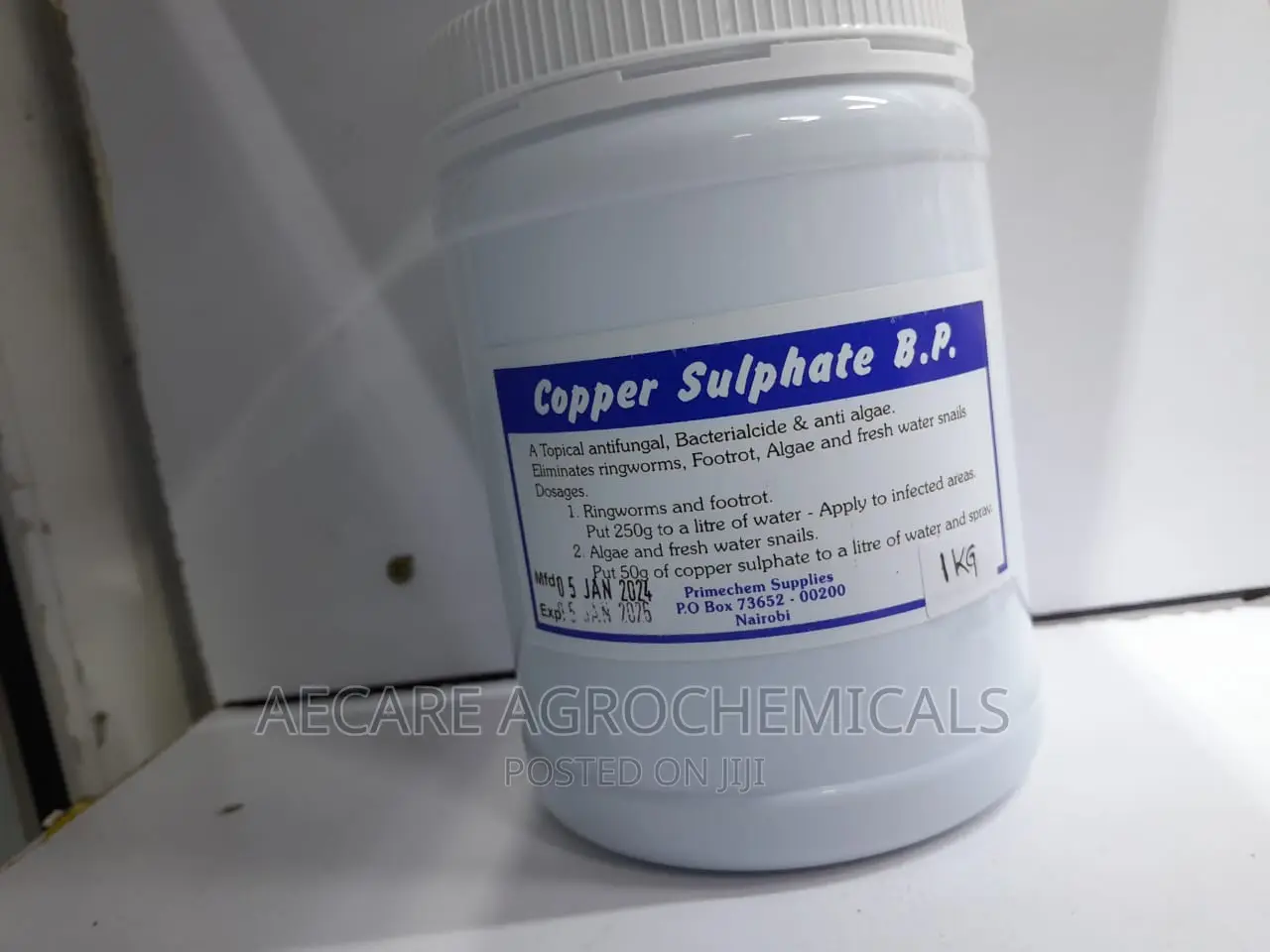 Snail Killer Copper Sulphate B.P 1kg