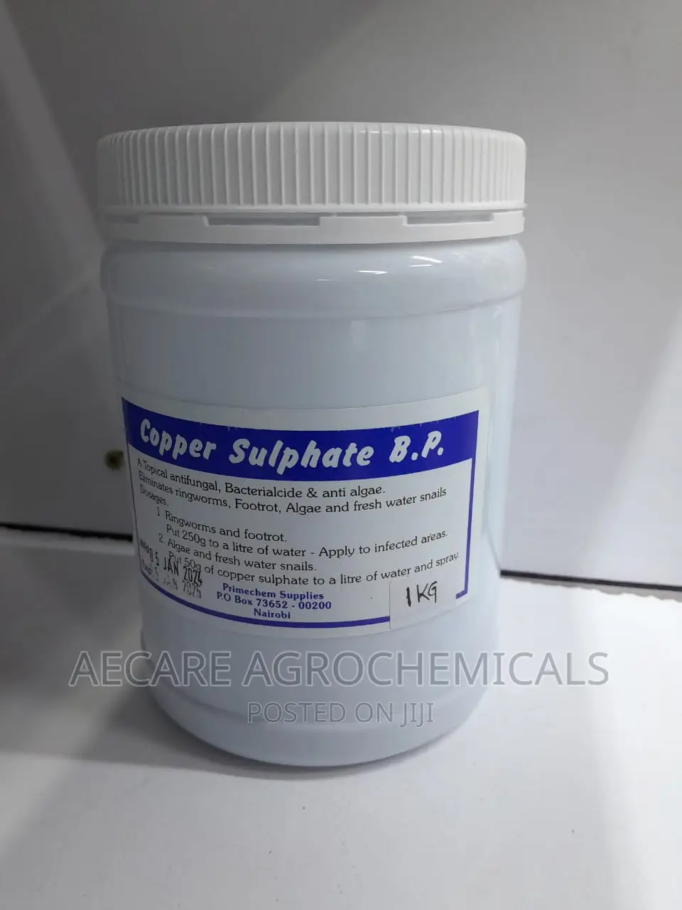 Snail Killer Copper Sulphate B.P 1kg