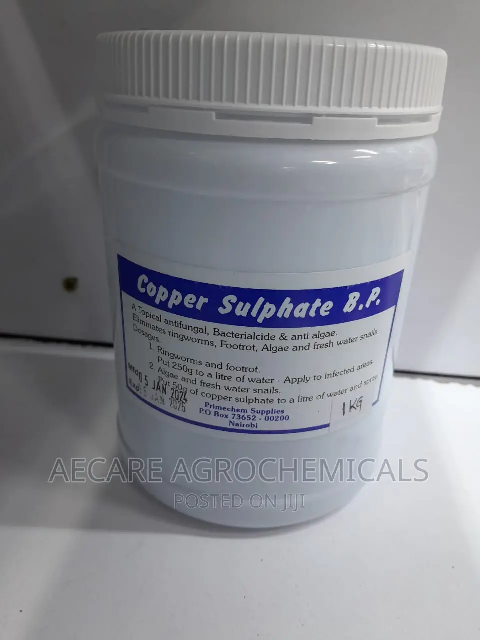 Snail Killer Copper Sulphate B.P 1kg
