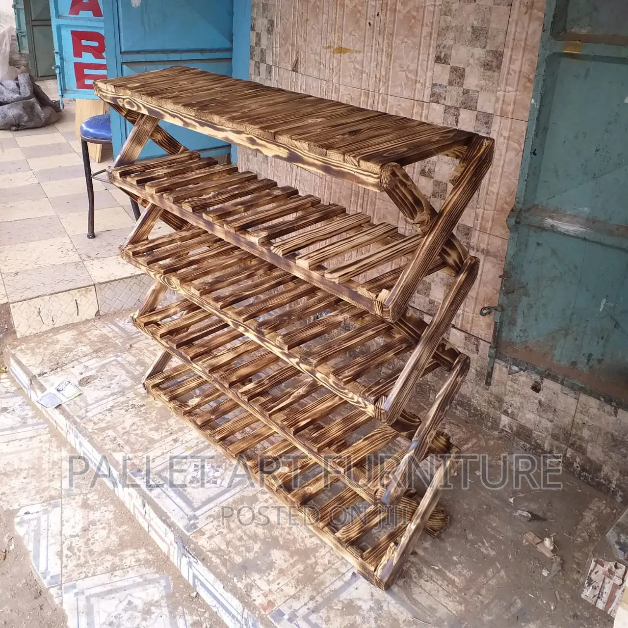 Pallet Shoe Rack
