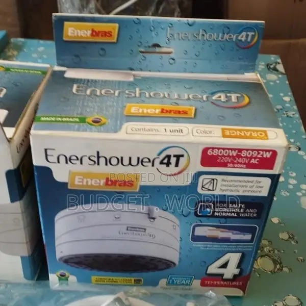 Enerbras Enershower Instant Shower 4T – Salty and Fresh Wate