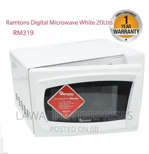 Ramtons Digital Microwave Rm319 White 20 Litres