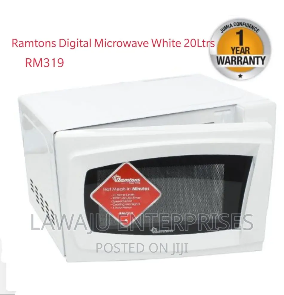 Ramtons Digital Microwave Rm319 White 20 Litres