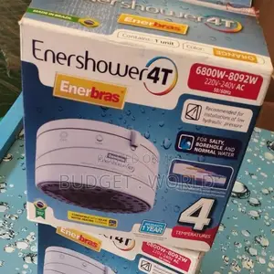 Enershower 4 Temp , 4T Instant Shower Head for Salty Water