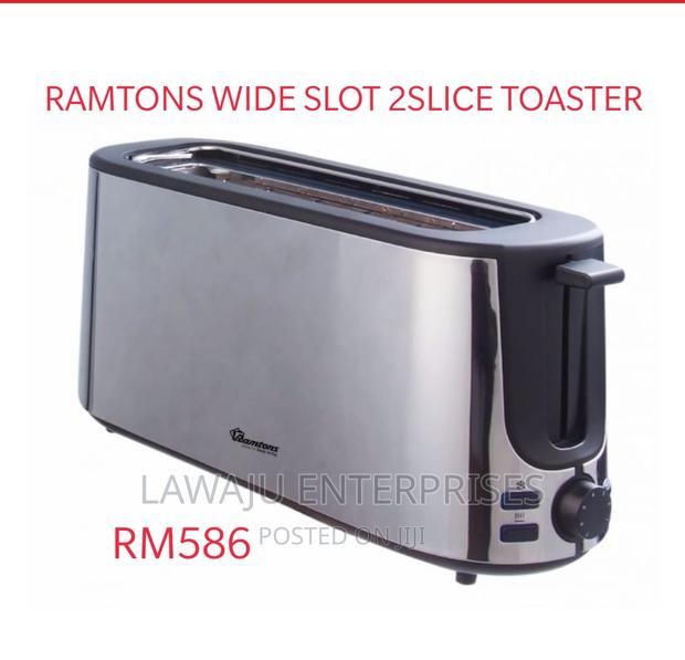 RM 586 Ramtons Wide Slot Toaster