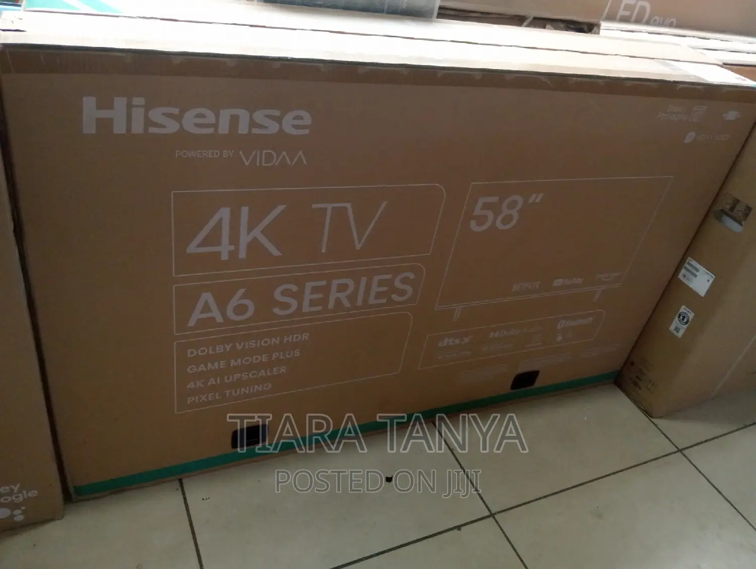 58, Inch Hisense Smart Frameless A6