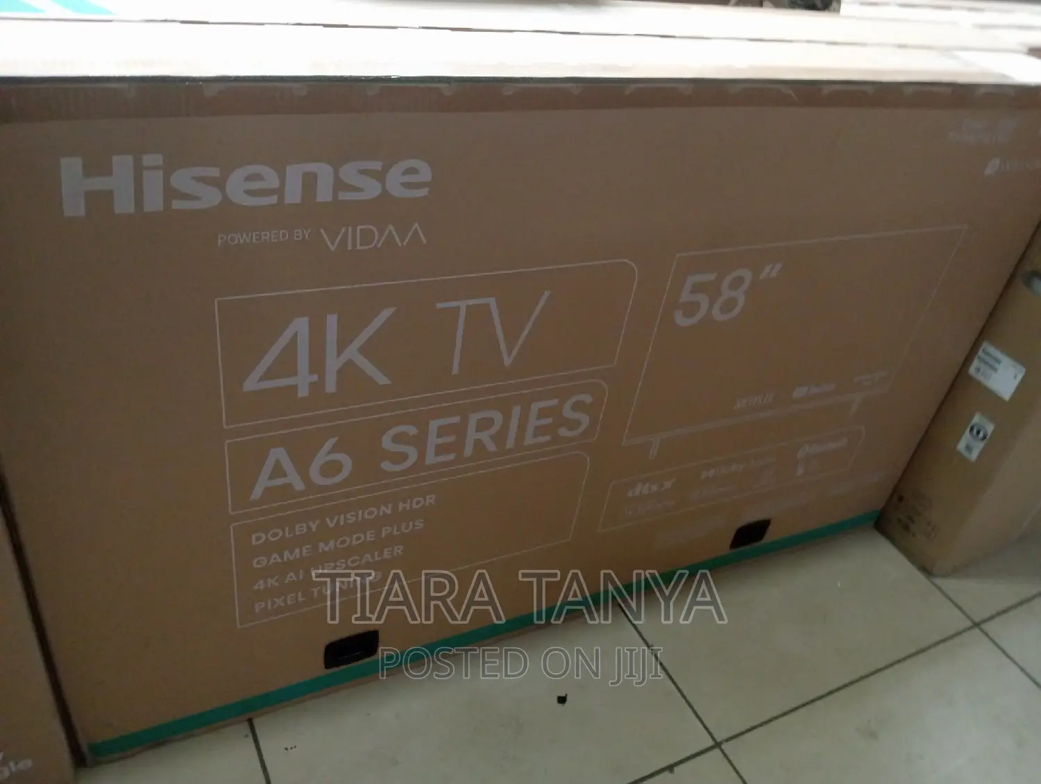 58, Inch Hisense Smart Frameless A6