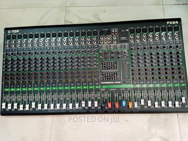 Plain Mixer Console 24channel Ctop Fx24 - main view