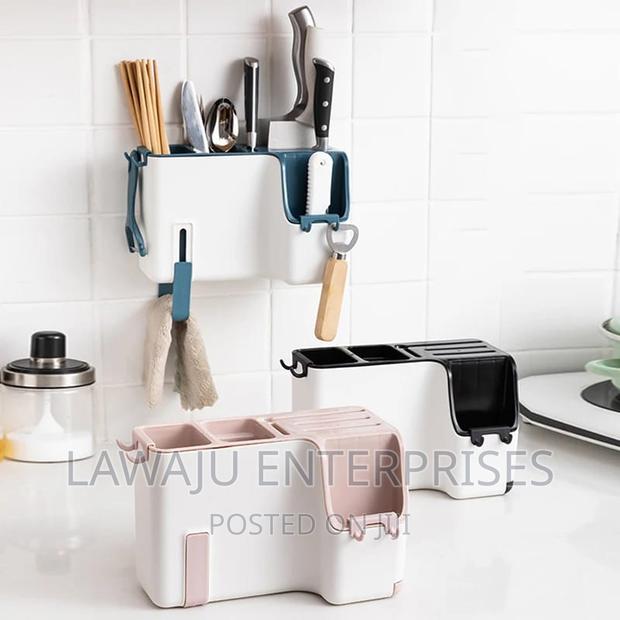 Wall Mounted Cutlery Holder - thumbnail 2