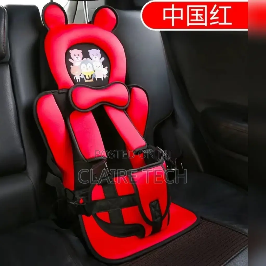 Red Children's Safety Car Seat Cushion 