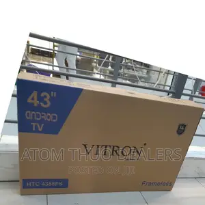 Vitron 43 Inches Smart Android Frameless Tv Television 