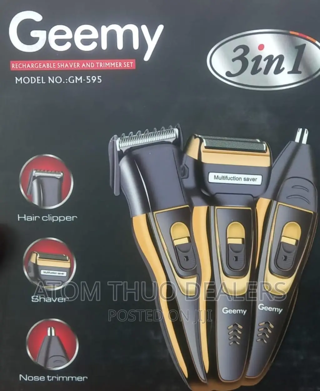 3 Head Rotary Germy Shaver.