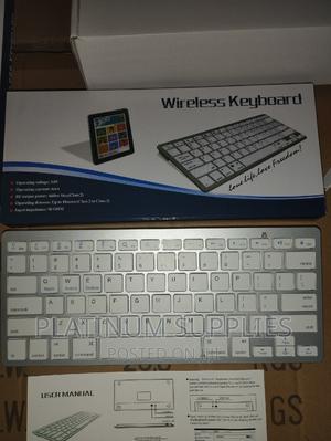 Wireless Keyboard White Colors - main view