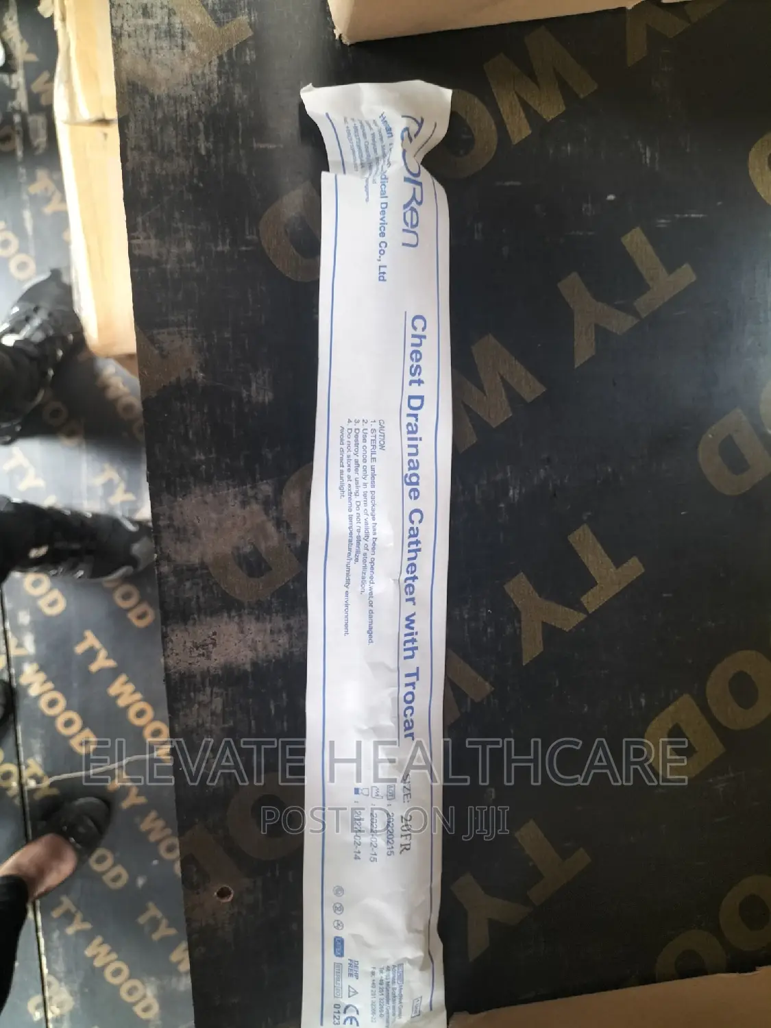 Chest Drainage Catheter With Trocar