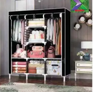 Brown 3 Column Wardrobe