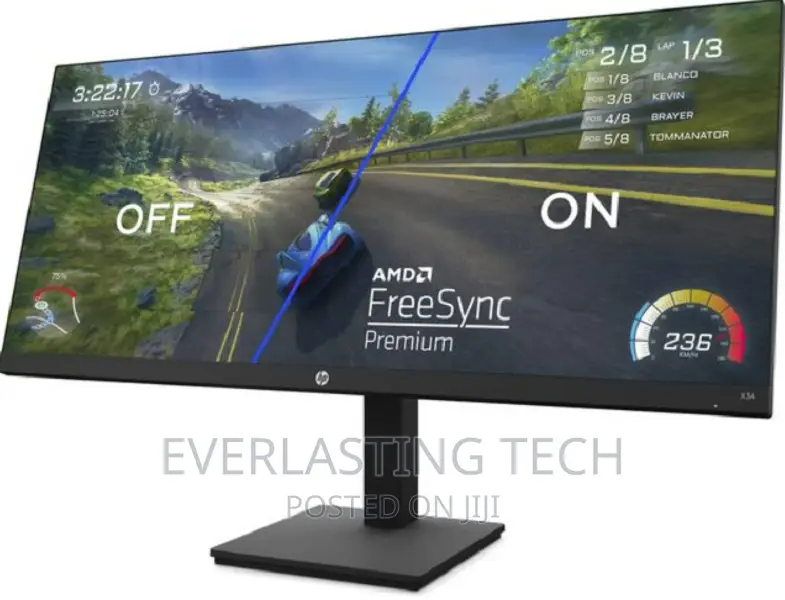 HP X34 86.36 Cm (34) UWQHD Gaming Monitor