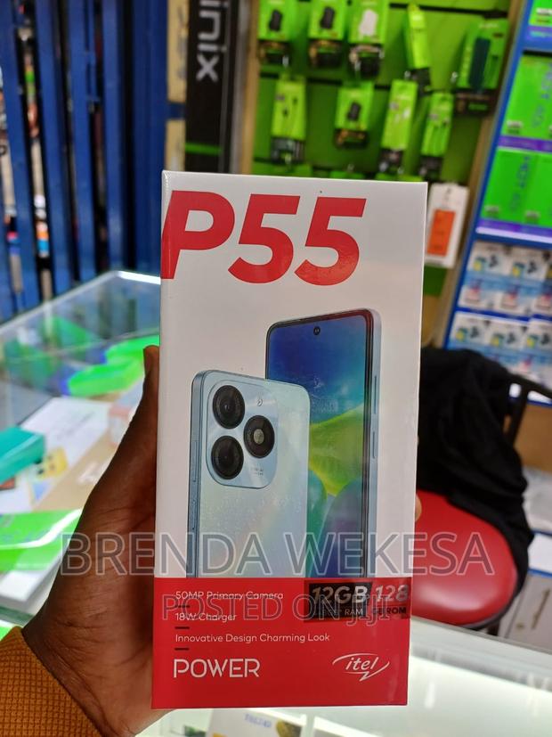 New Itel P55 Plus 128 GB White - thumbnail 3