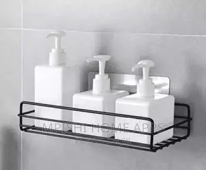 Metallic Bathroom Organizer