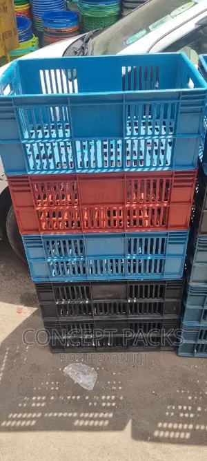 Kifaru Normal Plastic Crates.