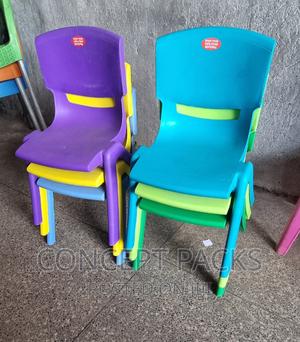 Kindergarten Child Friendly Plastic Chairs. - thumbnail 3