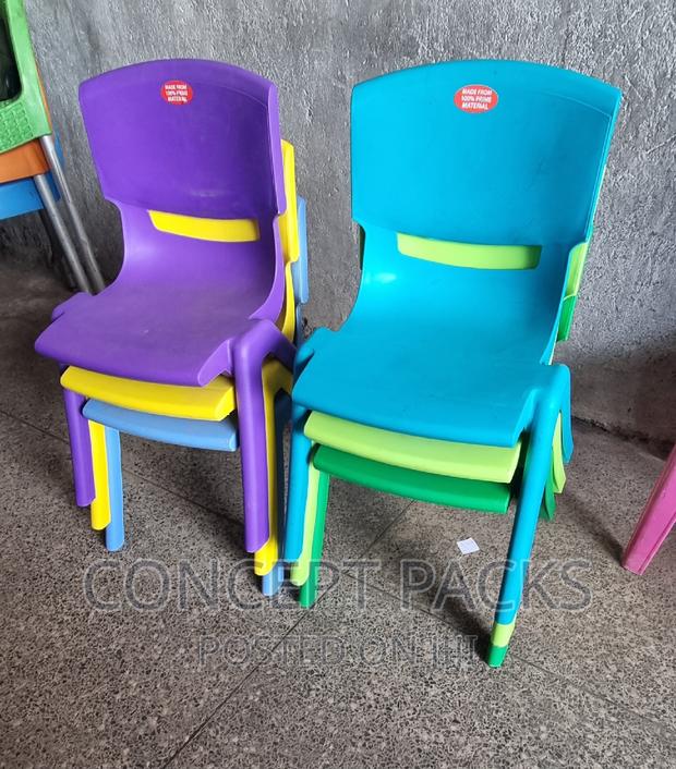 Kindergarten Child Friendly Plastic Chairs. - main view