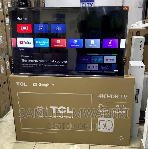 TCL 50" Uhd Smart Google Tv Hdr10+, Alexa, Dolby Vision