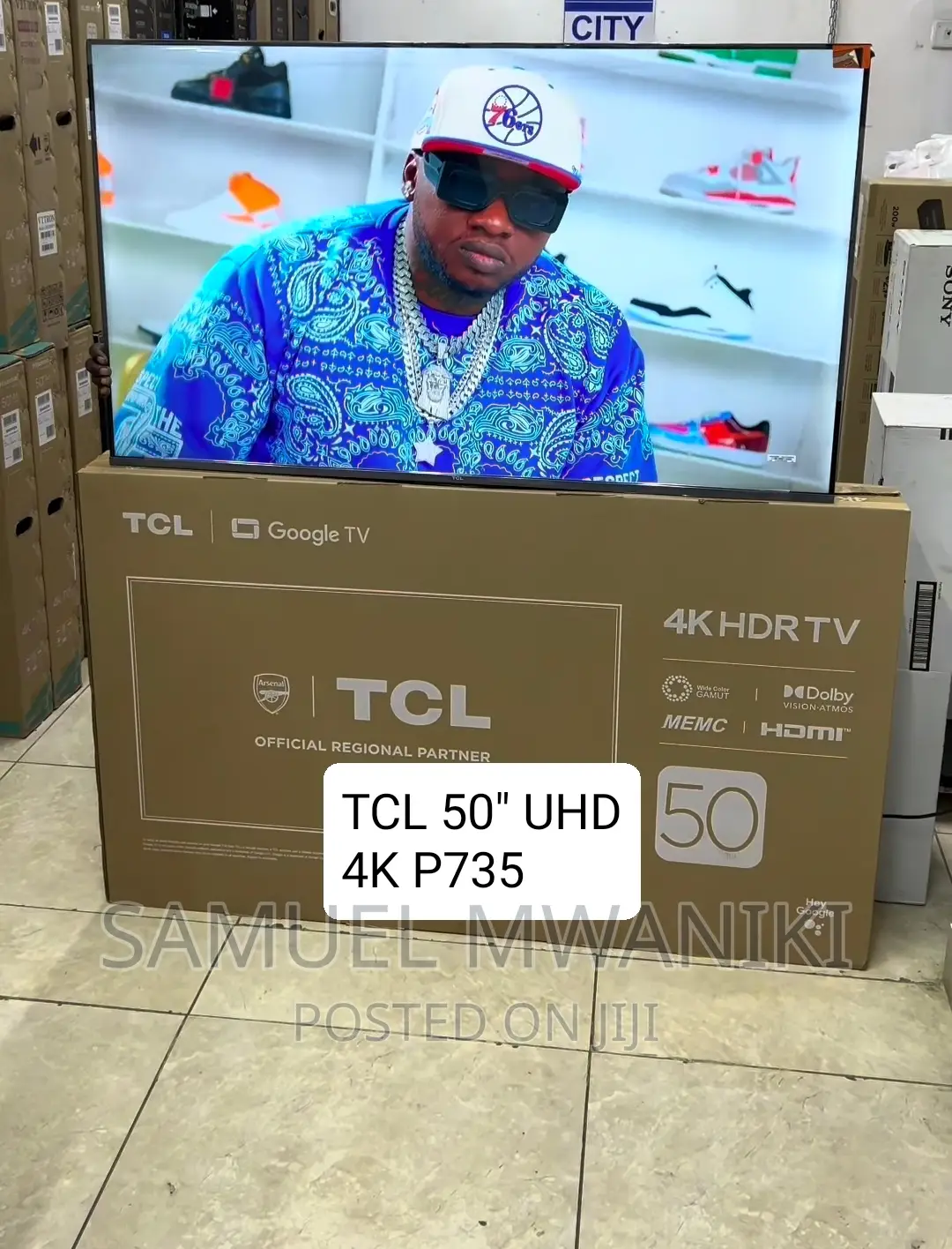 TCL 50" Uhd Smart Google Tv Hdr10+, Alexa, Dolby Vision