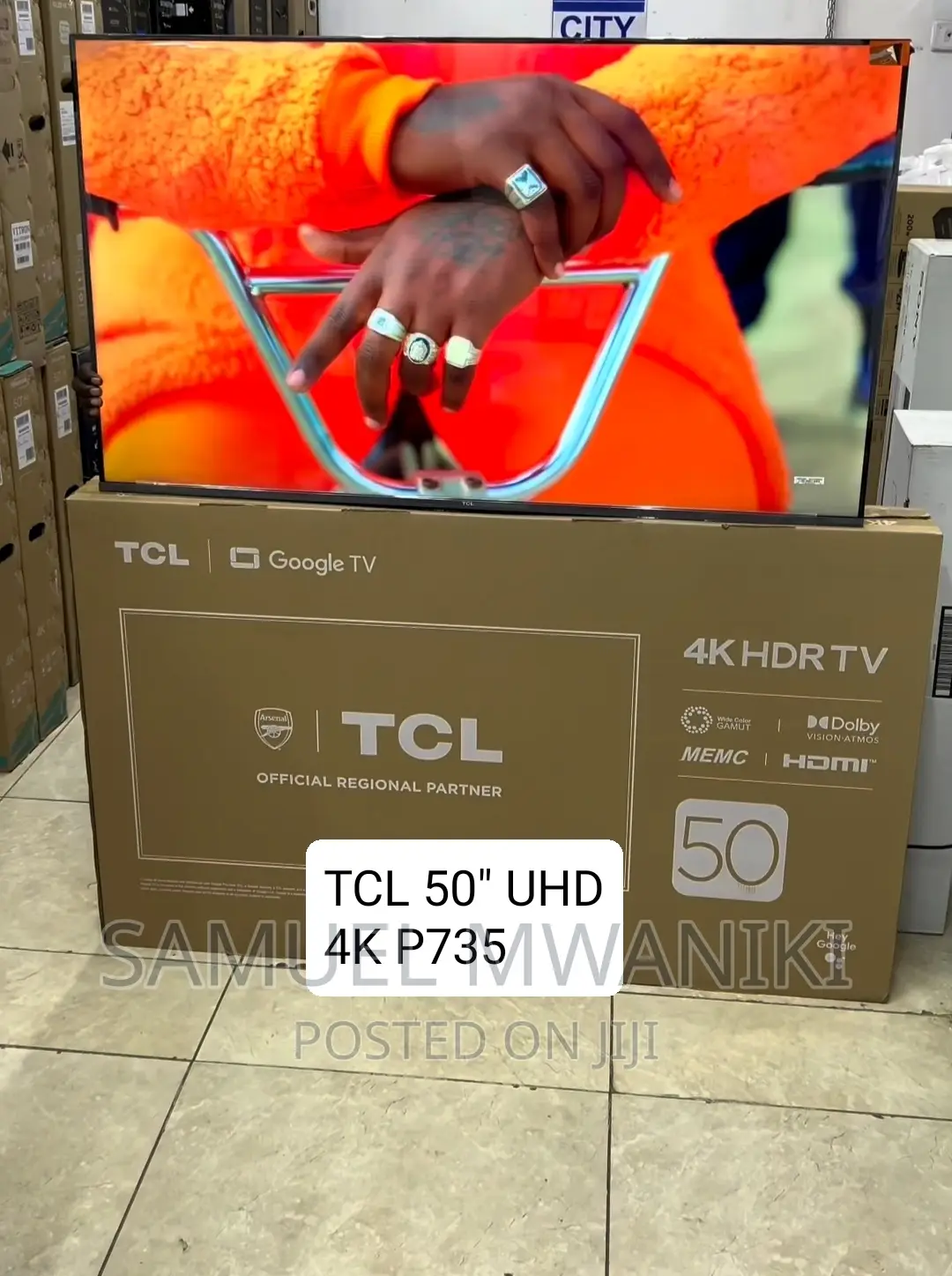 TCL 50" Uhd Smart Google Tv Hdr10+, Alexa, Dolby Vision