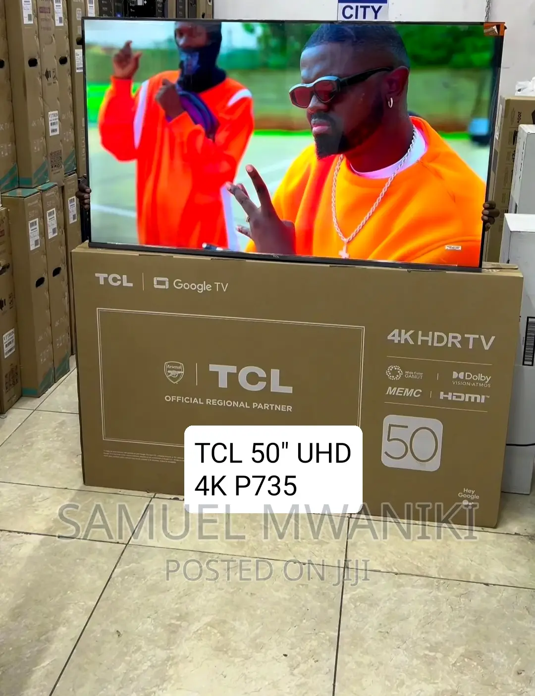 TCL 50" Uhd Smart Google Tv Hdr10+, Alexa, Dolby Vision
