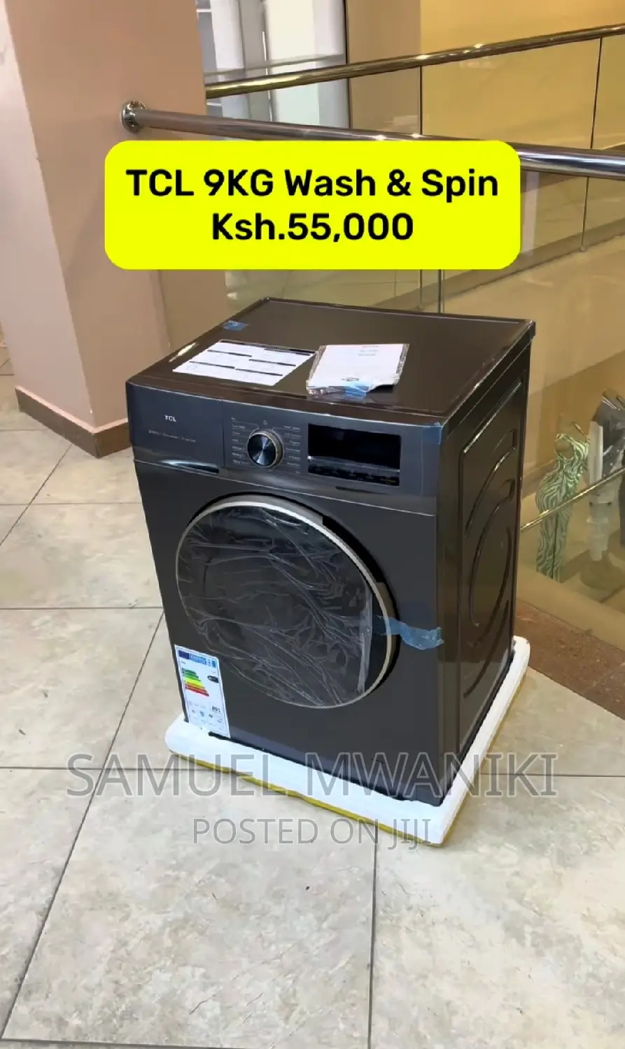 TCL 9kg Front Load Washing Machine Fully Automatic
