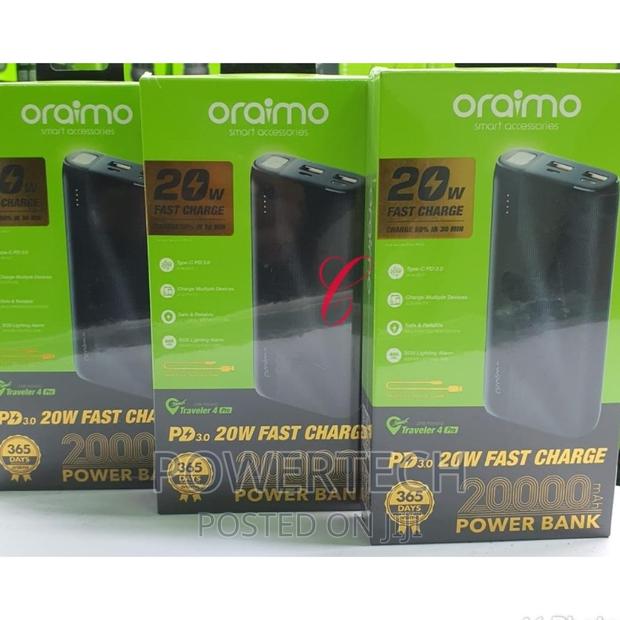 Oraimo 20000mah Power Bank - main view
