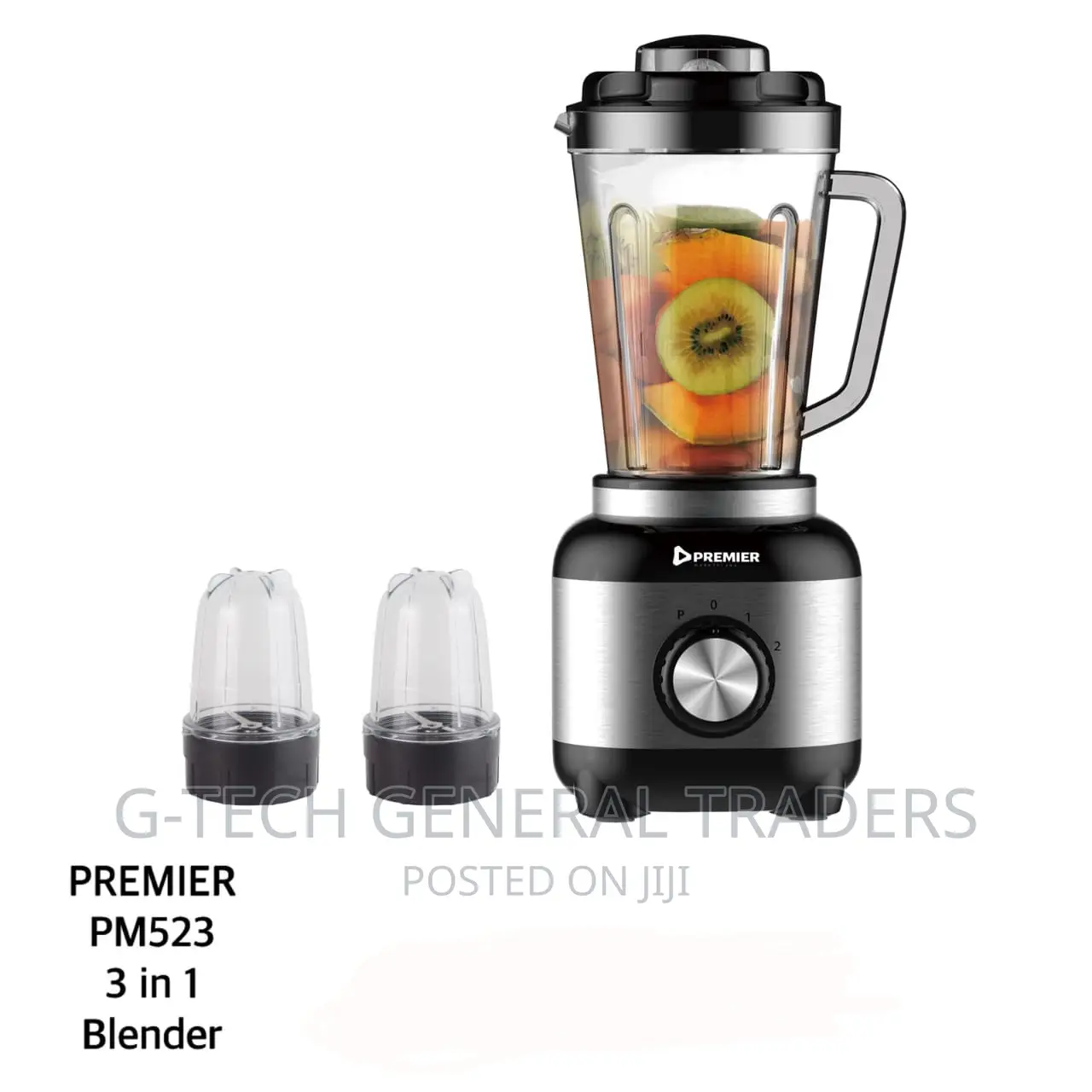 Blender!Premier 3in1 Heavy Duty Steel Jar Blender