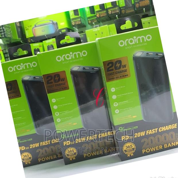 Oraimo 20000mah Power Bank
. - thumbnail 3