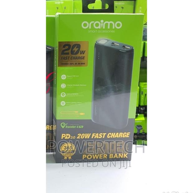 Oraimo Powerbank 20000mah - Black - main view