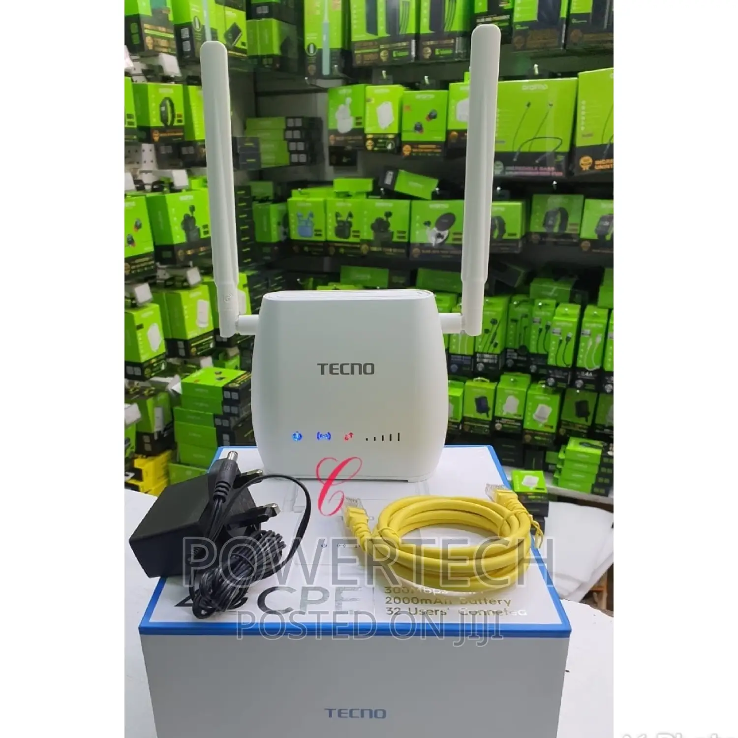 Tecno 4G Router With 300mbps-32 Users