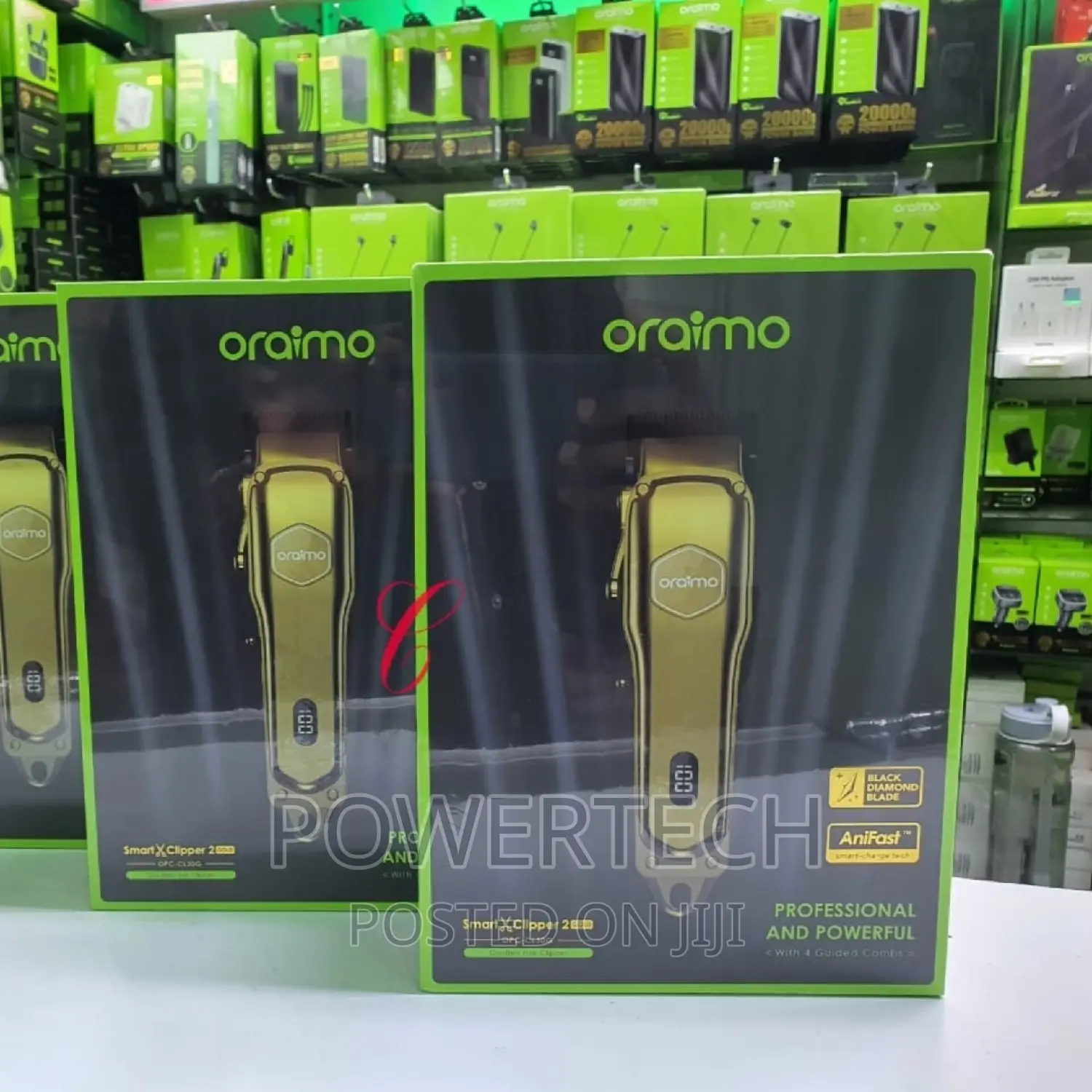 Oraimo Smart Clipper 2 Gold OPC-CL30G Cordless Hair Clipper.