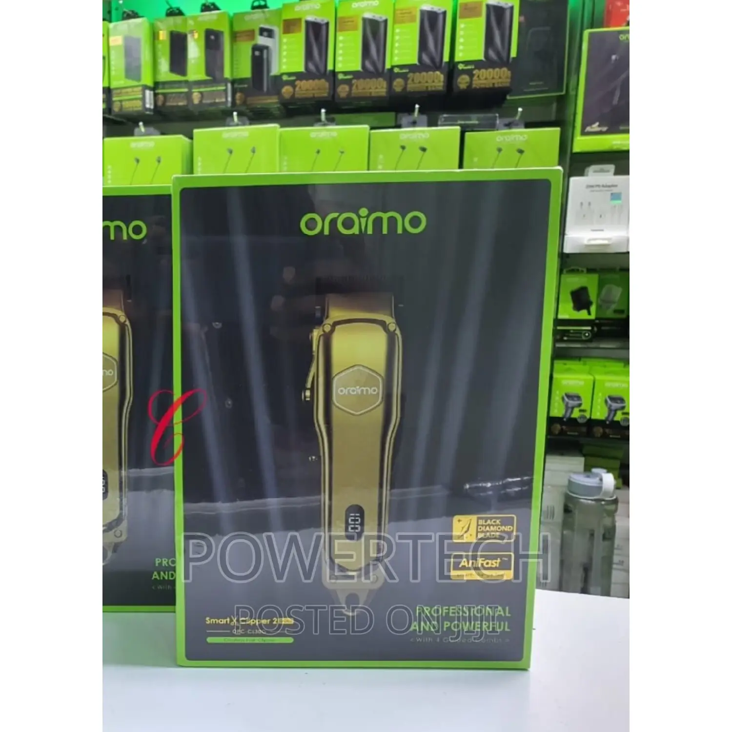 Oraimo Smart Clipper 2 Gold Cordless Hair Clipper;