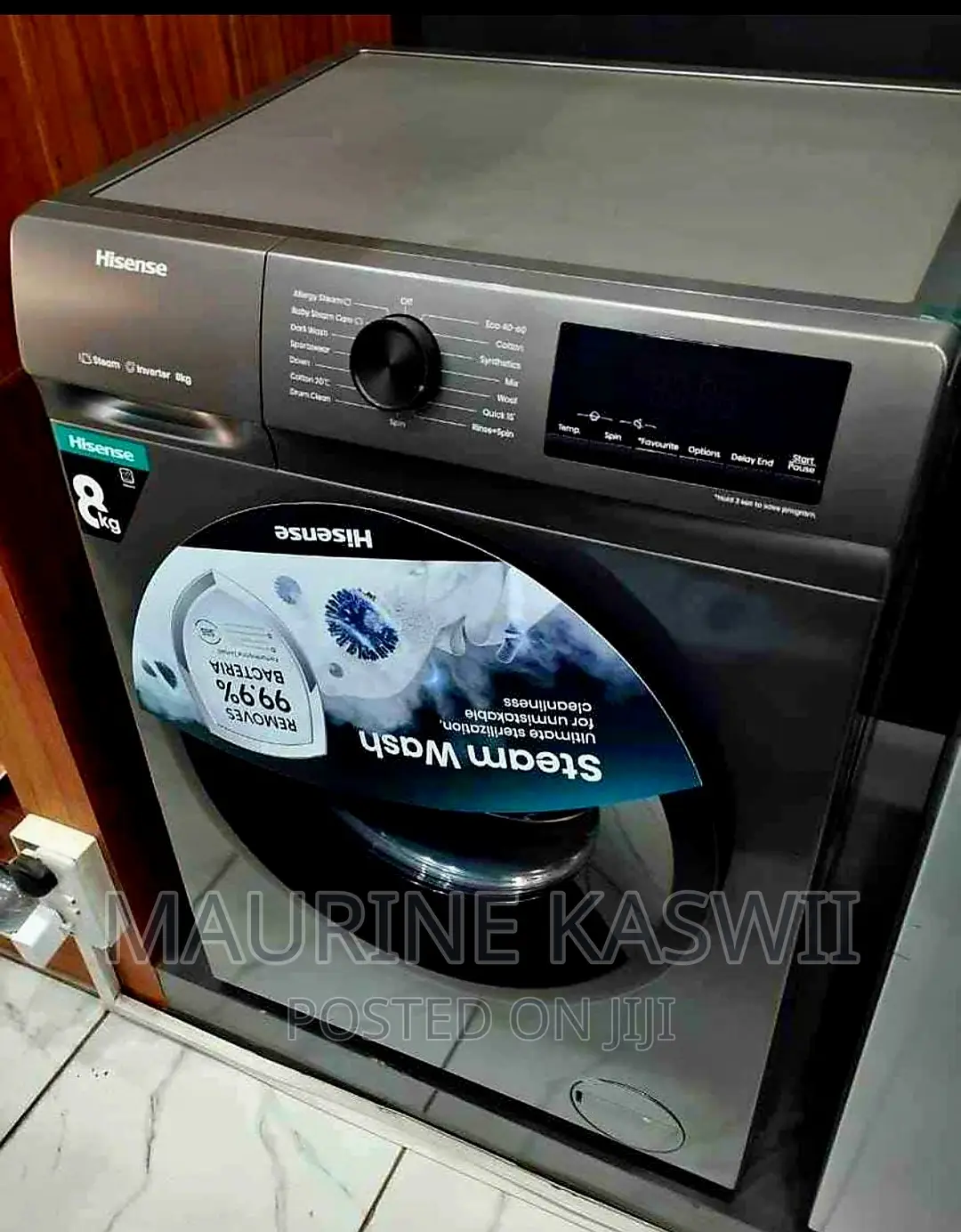 Hisense Wfqp8014evmt 8kg Front Load Washing Machine