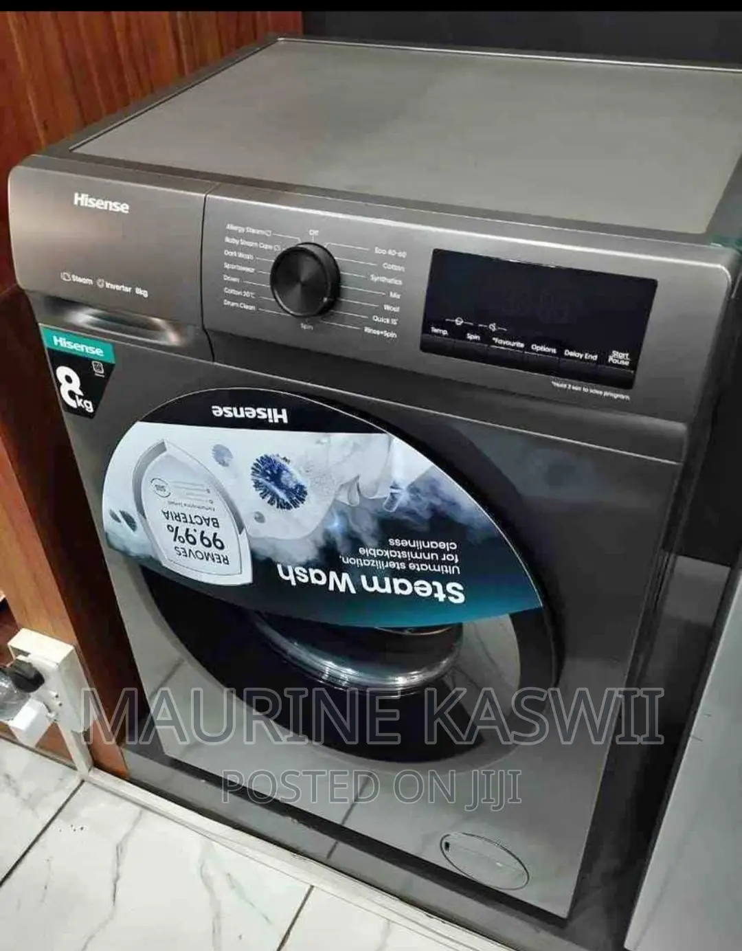 Hisense Wfqp8014evmt 8kg Front Load Washing Machine