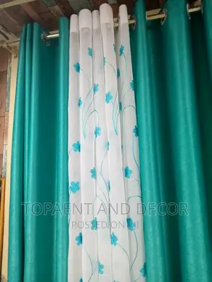 Elegant Curtains With A Matching Sheer Available