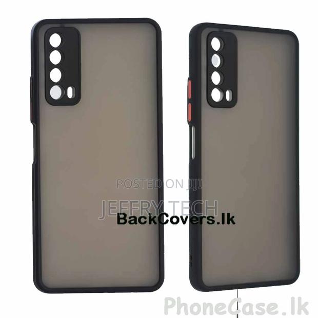Huawei Y7A / Y 7A Gingle Camera Protector Back Cover -Black