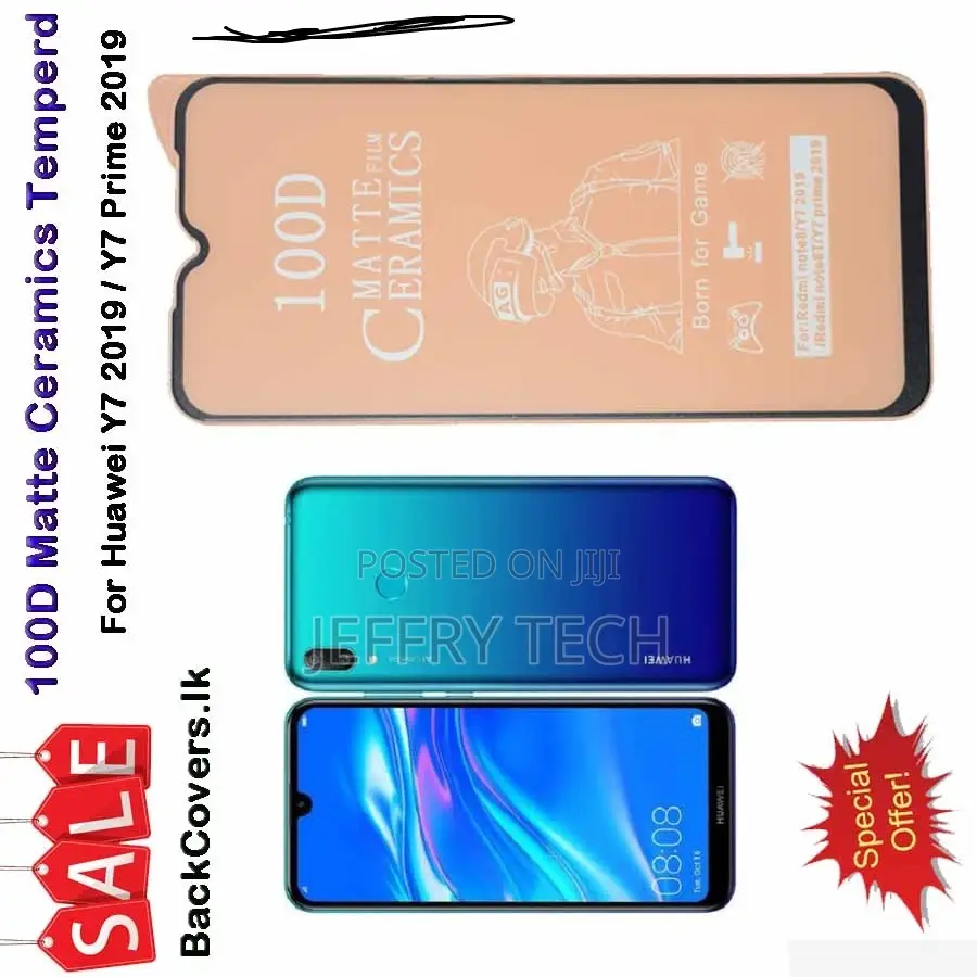 Huawei Y7 2019 / Y7 19 / Y7 Prime Matte Ceramics Tempered Gl