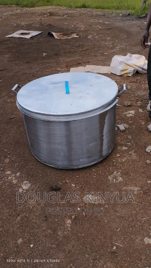 50litres Stainless Steel Sufuria. - main view