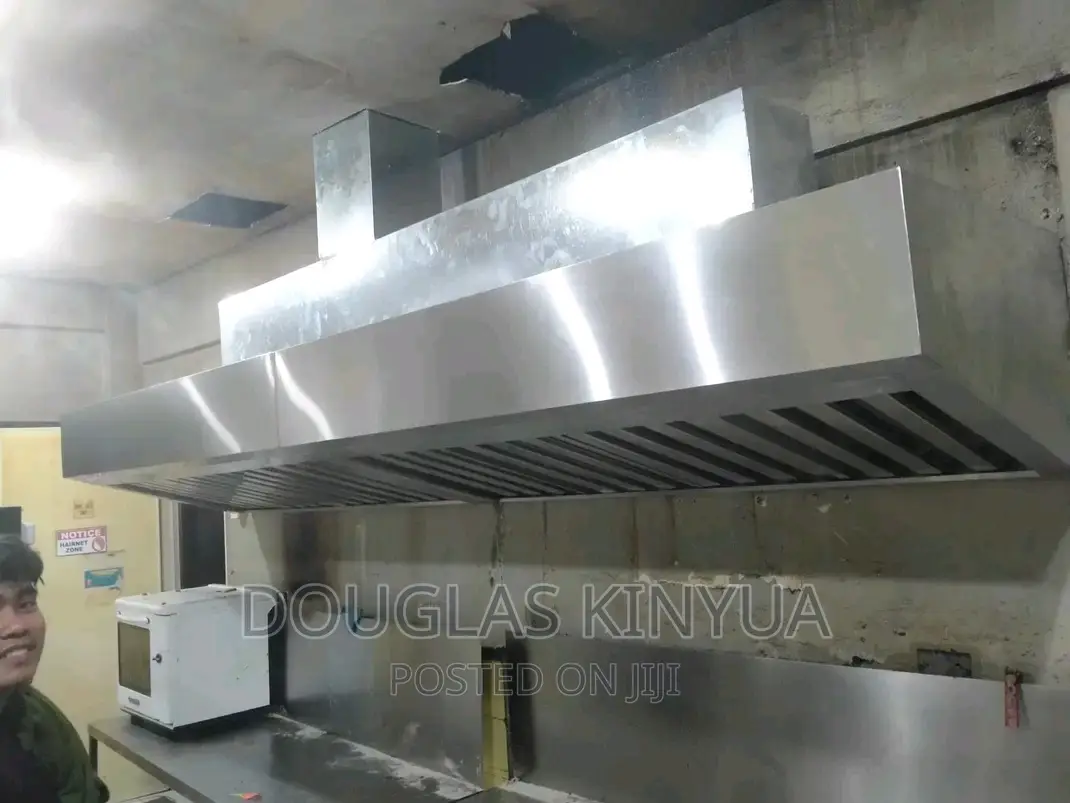 Stainless Steel Commercial Extractor Hood.