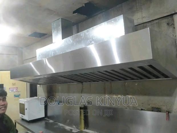 Stainless Steel Commercial Extractor Hood.