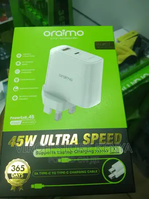 Oraimo 45 Watts Ultra Speed Charger Powergan 45